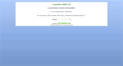 Desktop Screenshot of enquetes.cma-languedocroussillon.fr